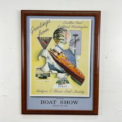 842 5th Annual Boat Show Kirkland, Washington 1993 Poster