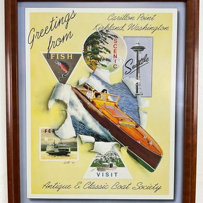 842 5th Annual Boat Show Kirkland, Washington 1993 Poster
