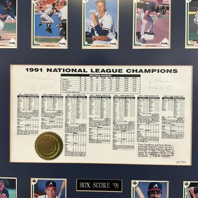843 1991 Atlanta Braves National League Champions Box Score
