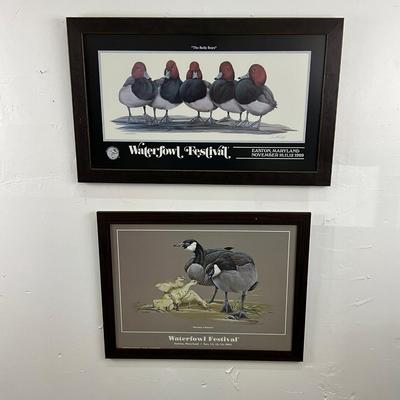 846 Art LaMay Signed And Framed Posters Waterfowl Festival