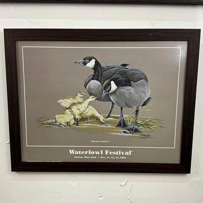 846 Art LaMay Signed And Framed Posters Waterfowl Festival