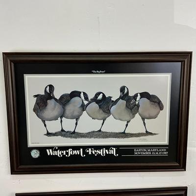847 Art LaMay Signed And Framed Posters Waterfowl Festival