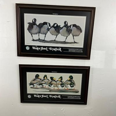 847 Art LaMay Signed And Framed Posters Waterfowl Festival