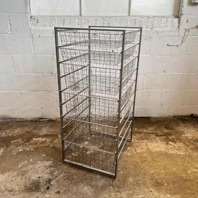 906 Six Drawer Wire Storage System