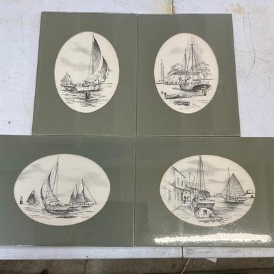 908 John Moll Set Of Four Numbered Prints #1337/1500