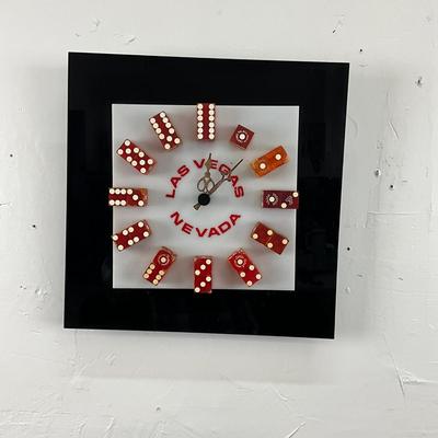 915 Las Vegas Nevada Casino Dice Clock
