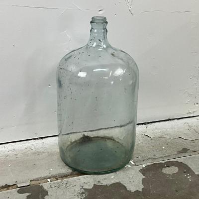 916 Vintage Glass Demijohn