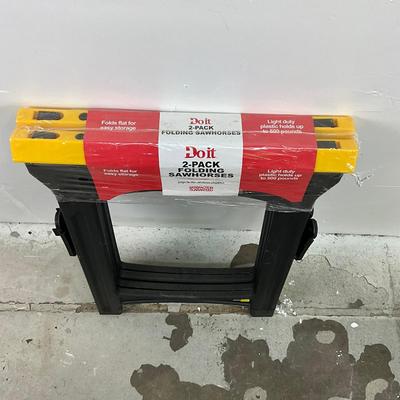 919 Do-It Two Pack Folding Sawhorses