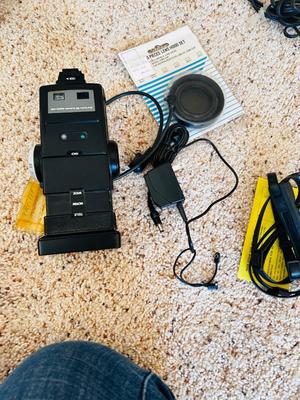 VTG ACCURA DELUXE TRIPOD AND SEVERAL VIVTAR AND OTHER CAMERA EXTRAS