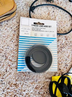 VTG ACCURA DELUXE TRIPOD AND SEVERAL VIVTAR AND OTHER CAMERA EXTRAS