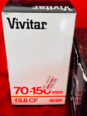 MINOLTA XG-7 35MM CAMERA & VIVITAR 70-150 MACRO FOCUSING ZOOM MC 70-150MM LENS THIS HAS ALL THE BELLS AND WHISTLES INCLUDING THE...