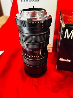 MINOLTA XG-7 35MM CAMERA & VIVITAR 70-150 MACRO FOCUSING ZOOM MC 70-150MM LENS THIS HAS ALL THE BELLS AND WHISTLES INCLUDING THE...