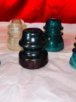 AN ASSORTMENT OF INSULATORS