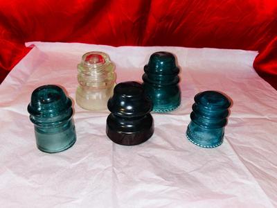 AN ASSORTMENT OF INSULATORS