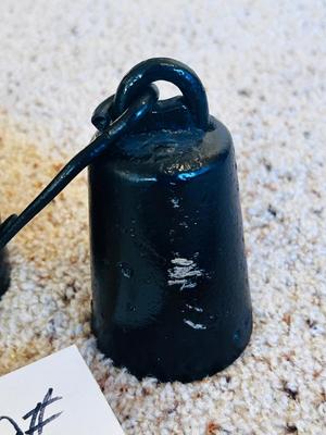 ANTIQUE BEAM HANGING BARN SCALE FOR COTTON OR TOBACCO WITH WEIGHTS