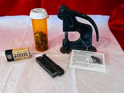 RIVET TOOL, RIVETS AND PUNCHES,