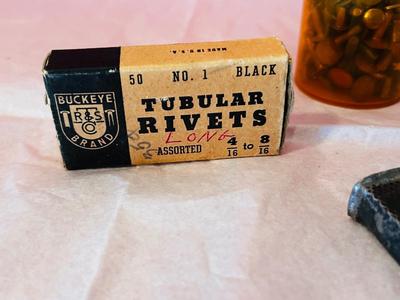 RIVET TOOL, RIVETS AND PUNCHES,