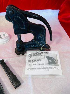 RIVET TOOL, RIVETS AND PUNCHES,