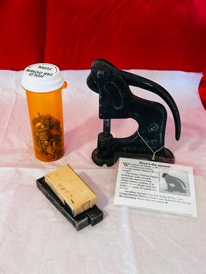 RIVET TOOL, RIVETS AND PUNCHES,