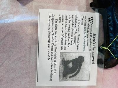 RIVET TOOL, RIVETS AND PUNCHES,