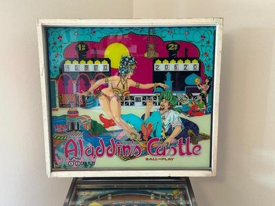 1975 “ALADDIN’S CASTLE” PINBALL MACHINE BY BALLY