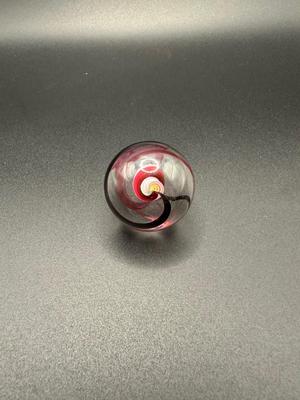 RAINBOW RIBBON SWIRL CORE MARBLE