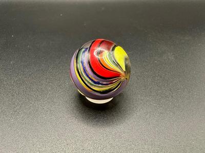 DIVIDED RAINBOW SWIRL CORE MARBLE