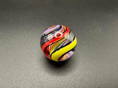 DIVIDED RAINBOW SWIRL CORE MARBLE