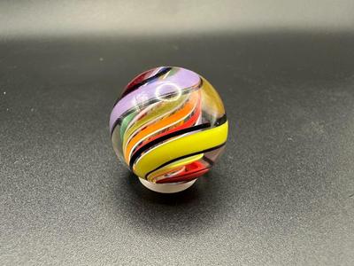 DIVIDED RAINBOW SWIRL CORE MARBLE