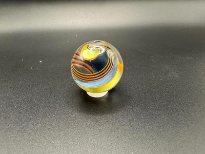 MULTICOLORED RIBBON CORE SWIRL MARBLE