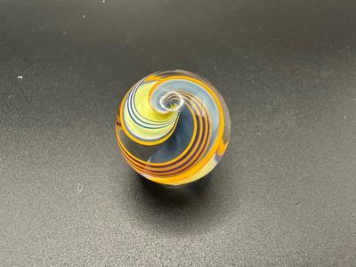 MULTICOLORED RIBBON CORE SWIRL MARBLE