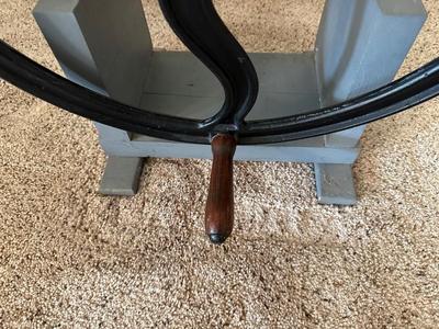 VINTAGE CAST IRON EXPORT/FAMILY GRIST MILL HAND CRANKED COFFEE/GRAIN GRINDER