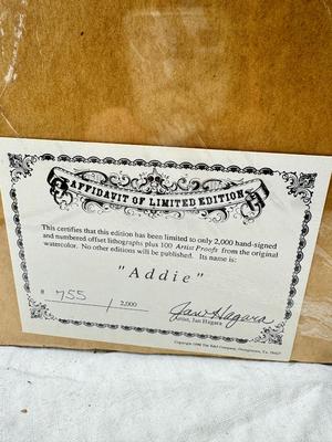 Sale Photo Thumbnail #244: Includes extra COAs brochures pin, 3 matted prints 2 with COAs attached. All in good condition covered in plastic. never framed or mounted.