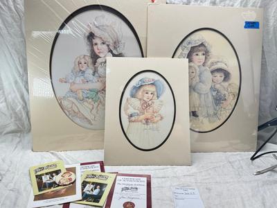 Sale Photo Thumbnail #237: Includes extra COAs brochures pin, 3 matted prints 2 with COAs attached. All in good condition covered in plastic. never framed or mounted.