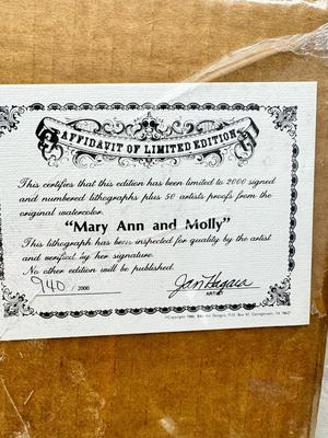 Sale Photo Thumbnail #247: Includes extra COAs brochures pin, 3 matted prints 2 with COAs attached. All in good condition covered in plastic. never framed or mounted.