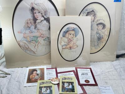 Sale Photo Thumbnail #249: Includes extra COAs brochures pin, 3 matted prints 2 with COAs attached. All in good condition covered in plastic. never framed or mounted.