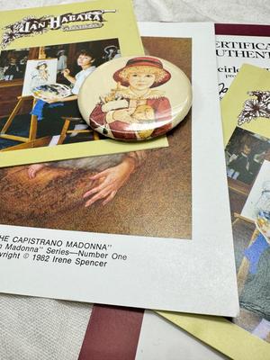 Sale Photo Thumbnail #241: Includes extra COAs brochures pin, 3 matted prints 2 with COAs attached. All in good condition covered in plastic. never framed or mounted.