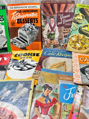 Sale Photo Thumbnail #252: Culinary arts cook books soft bound great lot for the chef or anyone interested in recipe develpoment and research. It is fun to look through the photos and illustrations.