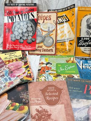 Sale Photo Thumbnail #256: Culinary arts cook books soft bound great lot for the chef or anyone interested in recipe develpoment and research. It is fun to look through the photos and illustrations.