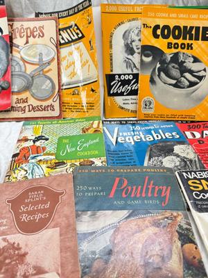 Sale Photo Thumbnail #255: Culinary arts cook books soft bound great lot for the chef or anyone interested in recipe develpoment and research. It is fun to look through the photos and illustrations.