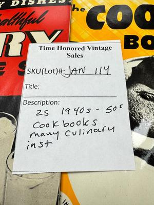 Sale Photo Thumbnail #260: Culinary arts cook books soft bound great lot for the chef or anyone interested in recipe develpoment and research. It is fun to look through the photos and illustrations.