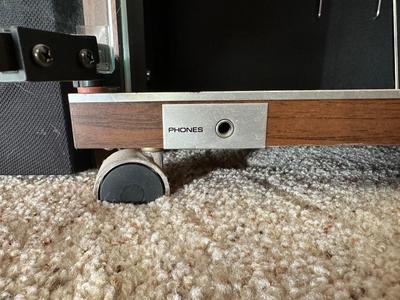 VINTAGE PIONEER COMPONENT HOME STEREO SYSTEM - BLUE LINE SERIES - WITH MATCHING AUDIO CABINET