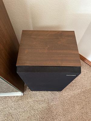 VINTAGE PIONEER COMPONENT HOME STEREO SYSTEM - BLUE LINE SERIES - WITH MATCHING AUDIO CABINET