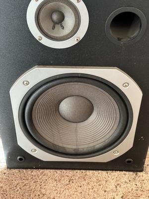 VINTAGE PIONEER COMPONENT HOME STEREO SYSTEM - BLUE LINE SERIES - WITH MATCHING AUDIO CABINET