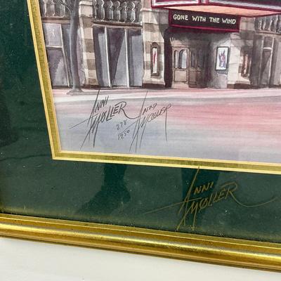 925 Set Of Three Signed Anni Moller Prints