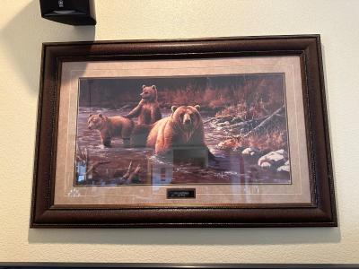 PACO YOUNG “THE BATHERS” PICTURE IN A BEAUTIFUL FRAME