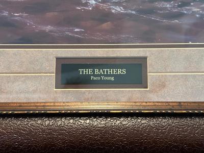 PACO YOUNG “THE BATHERS” PICTURE IN A BEAUTIFUL FRAME