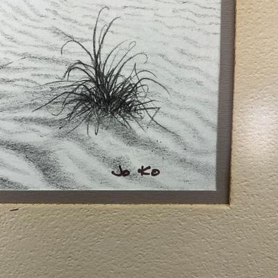929 Exclusive Signed Jo Ko Print "Sand Furrows"