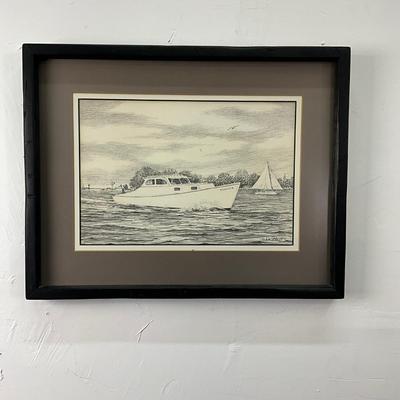 932 John Moll Framed Print