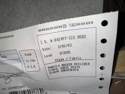 LEATHER ROCKER RECLINER